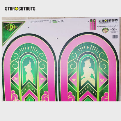 SC4722 Wicked Two Backdrop Pack  Cardboard Cut Out Height 185cm