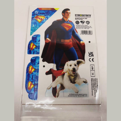 SC4636 Superman Look Up Movie Shelf Top Pack Cardboard Cutouts Height 30cm