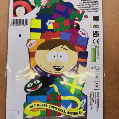 SC4742 South Park Cartman Festive Shelf Top Pack Cardboard Cutouts Height 30cm