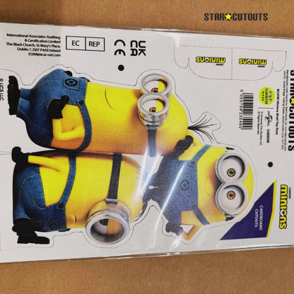 SC4729  Minions Three Small Cardboard Cutouts Shelf Top Pack Height 27cm