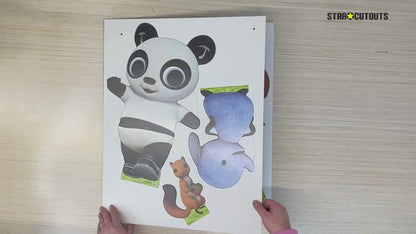 SC4589 Bing Sula Pando  Multi Pack Bundle Cardboard Cut Out Height 60cm