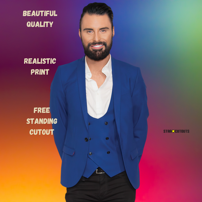 CS1097 Rylan Clark Height 194cm Lifesize Cardboard Cut Out With Mini