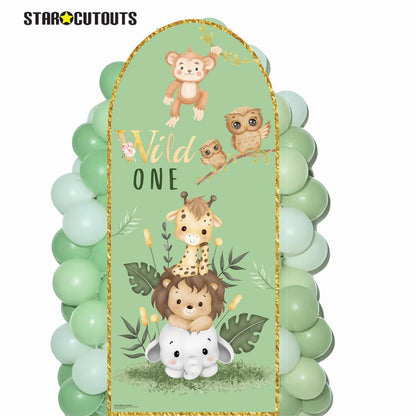 SC4616 Wild One Backdrop Sailboard Cardboard Cut Out Height 185cm