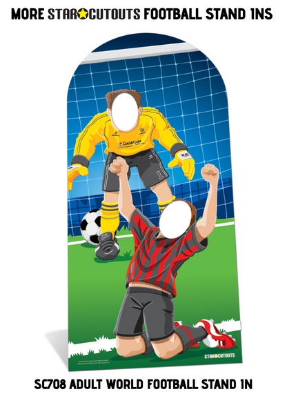 SC1171 Argentina World Cup Football Stand In Cardboard Cut Out Height 190cm