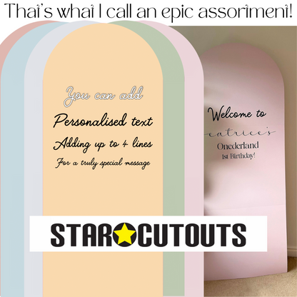 XQ002 Blush Pink Sailboard Cardboard Cut Out Height 185cm Width 80cm