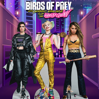 SC1521 Harley Quinn Swinging Mallet Margot Robbie Birds of Prey Cardboard Cut Out Height 183cm