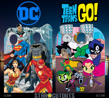 SC1338 Teen Titans Go Stand-In Cardboard Cut Out Height 133cm