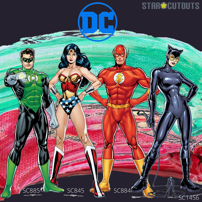 SC1956 The Flash DC (Star Mini) Cardboard Cut Out Height 90cm