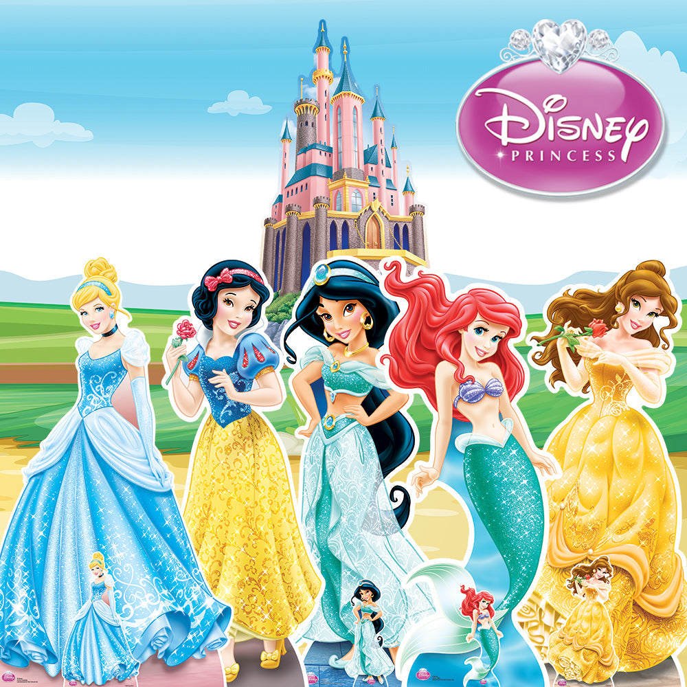 SC599 Disney Princess Stand-In Cardboard Cut Out Height 127cm 