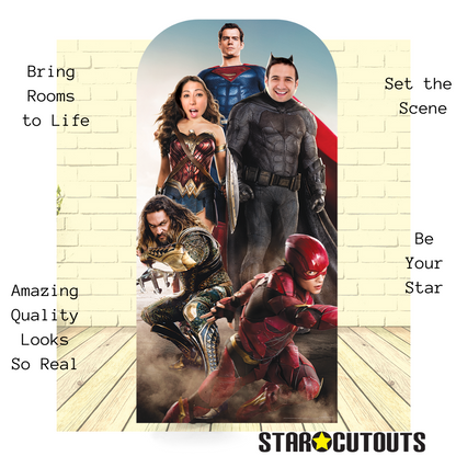 SC1339 Justice League Stand-In (Adult) Live Action Cardboard Cut Out Height 193cm