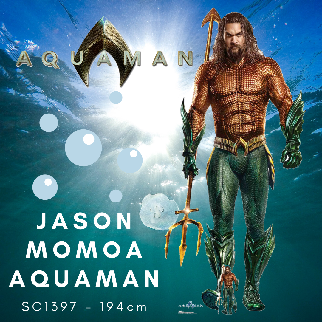 SC1397 Aquaman Cardboard Cut Out Height 194cm