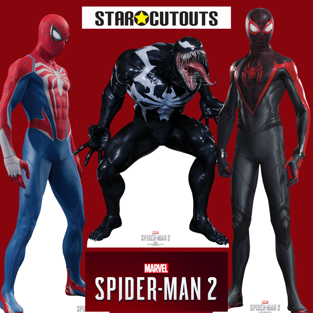 SC4487 Symbiote Spider-Man Cardboard Cut Out Height 175cm