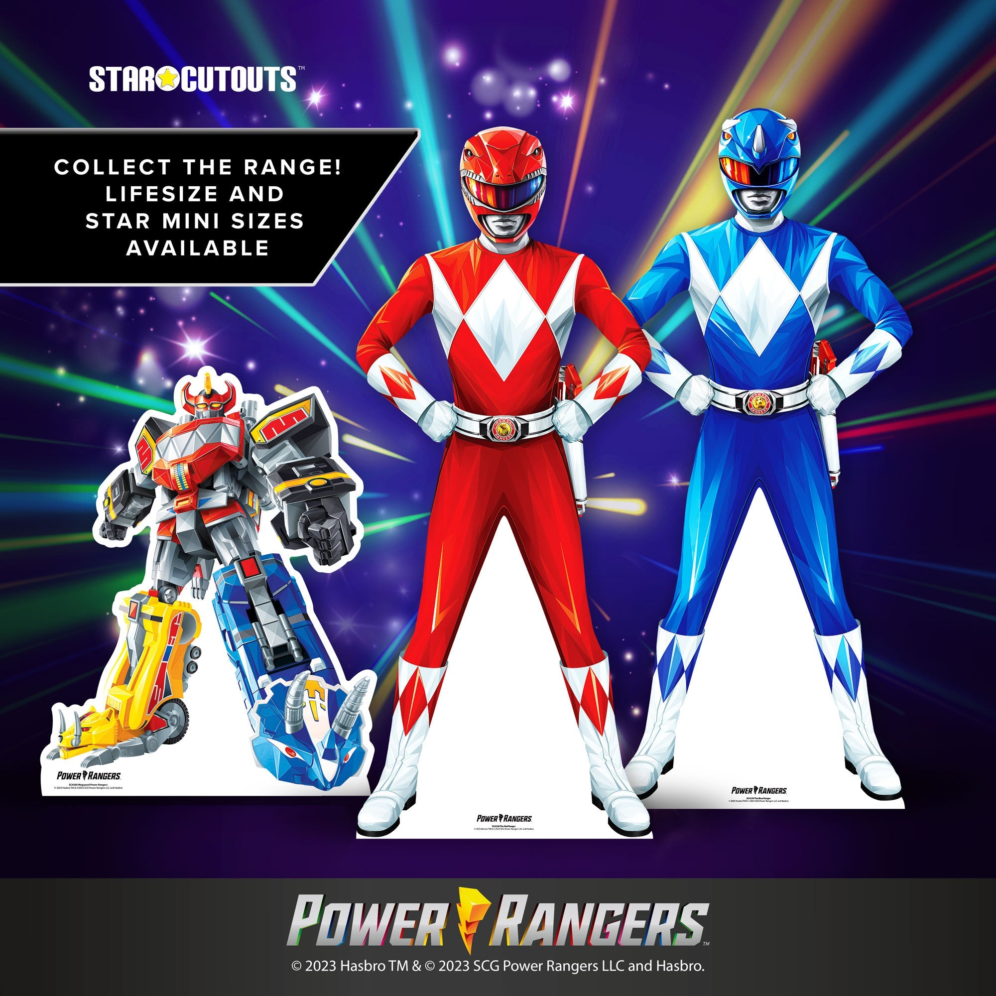 Red Power Ranger – Star Cutouts