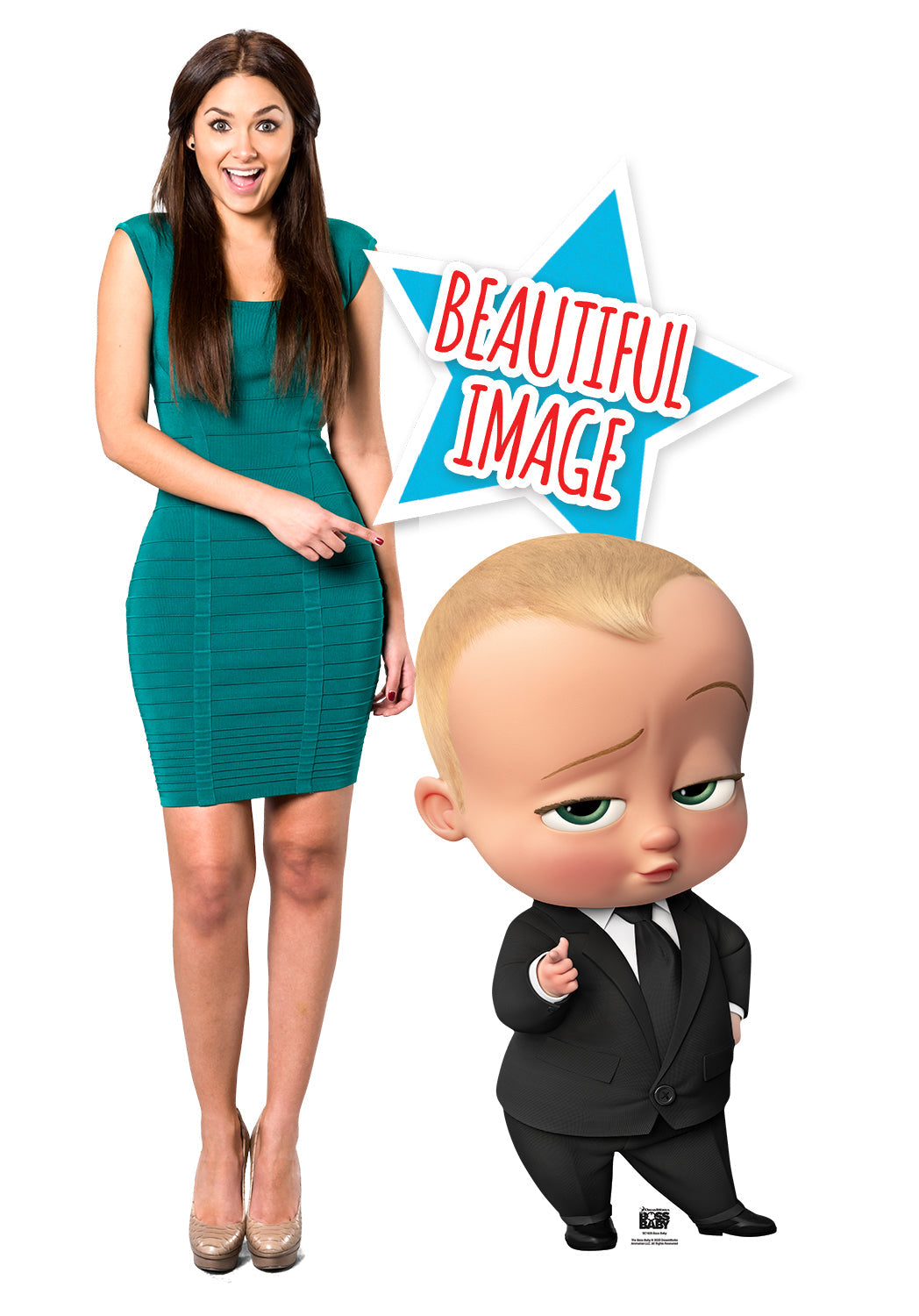 SC1635 Boss Baby Cardboard Cut Out Height 89cm