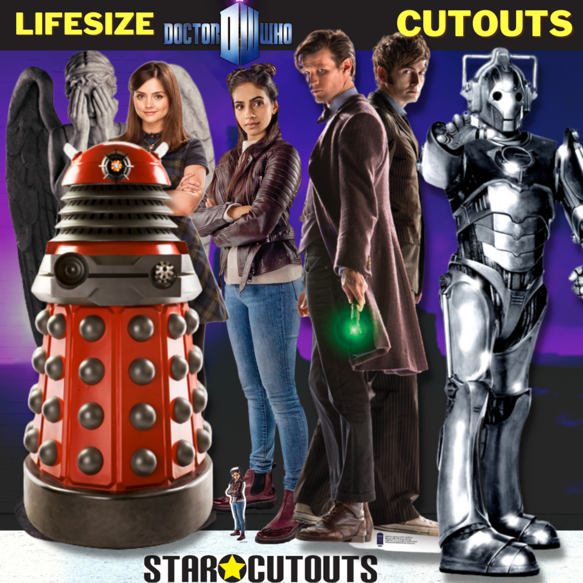 Thirteenth Doctor Multi Jodie Whittaker Cardboard Cut Out Height 171cm