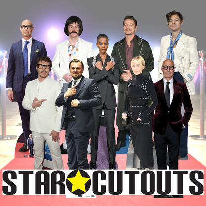 CS552 Cliff Richard - Black and white Height 178cm Lifesize Cardboard Cutout